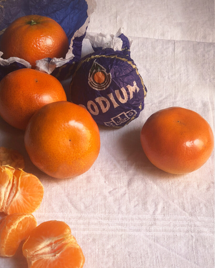 mandarins on a table
