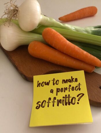 carrot, onion, celery on a chop board