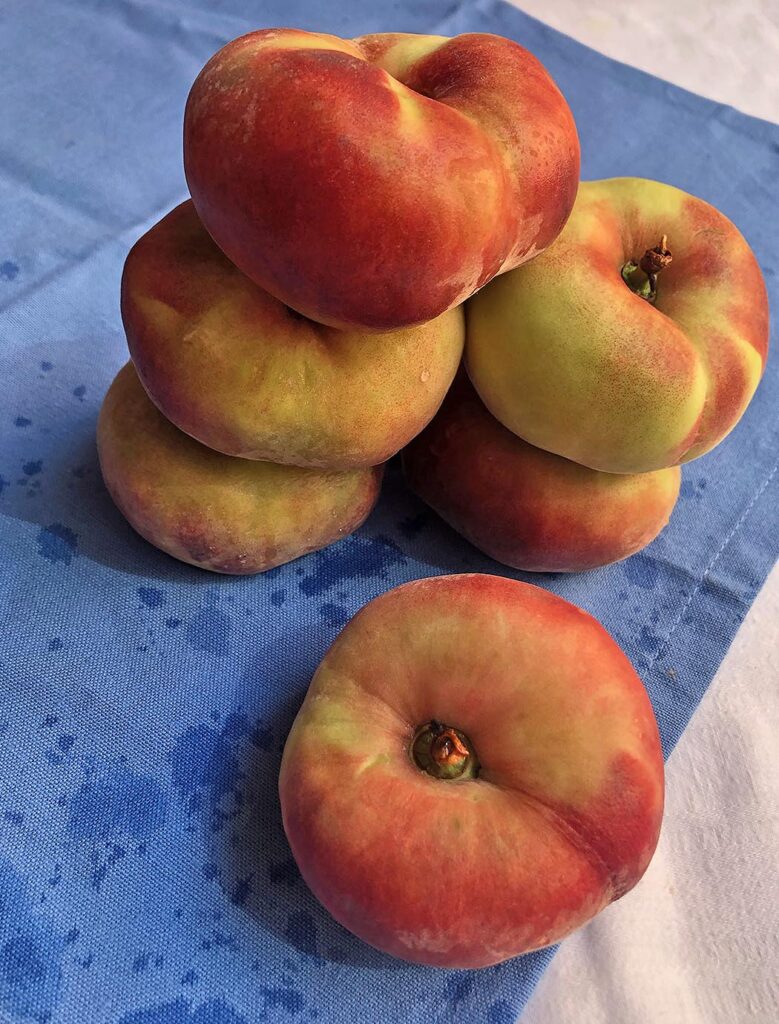 6 peaches on a table dress