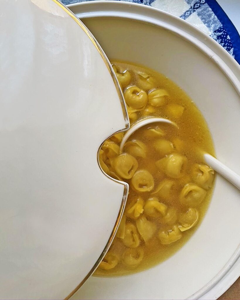 tortellini in broth