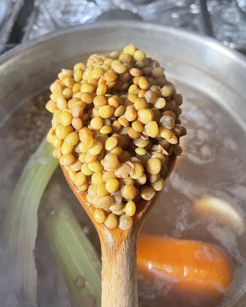 lentils are ready