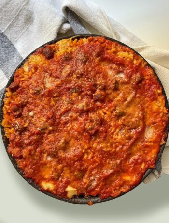baked rice pie