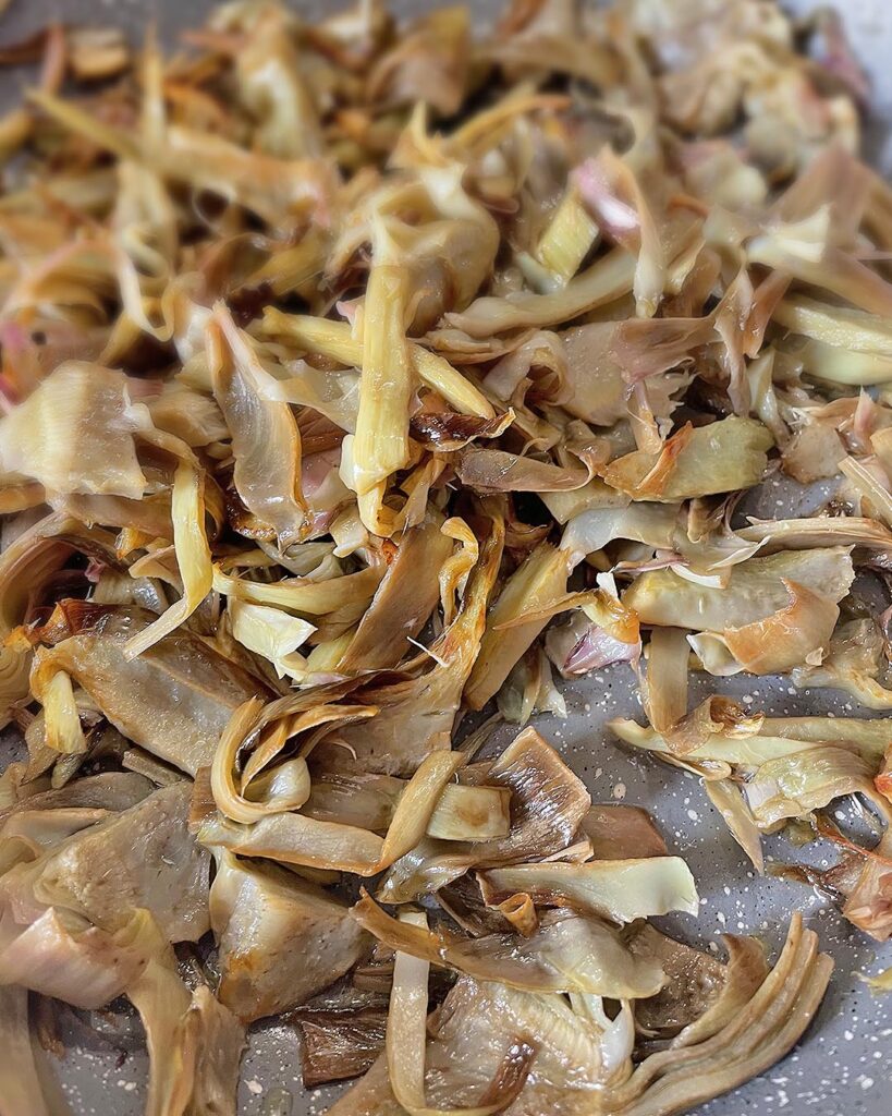 artichokes are perfectly cooked