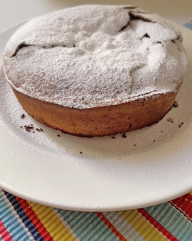 tenerina cake is ready to be served