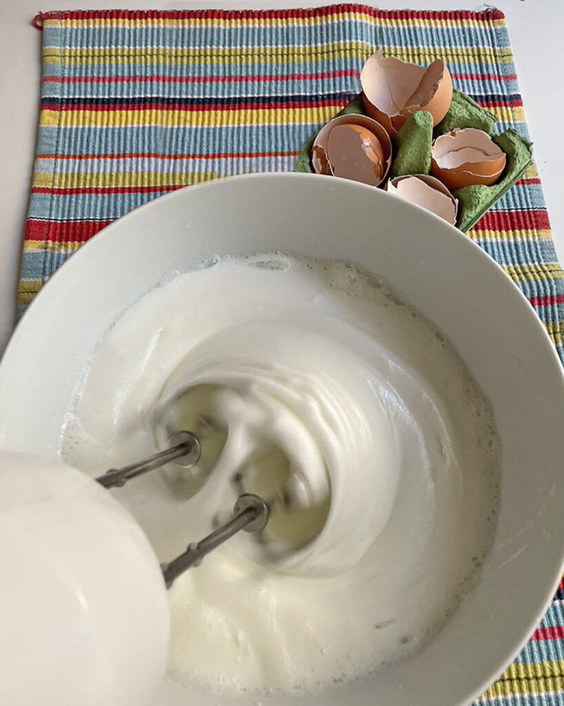 whipping egg whites