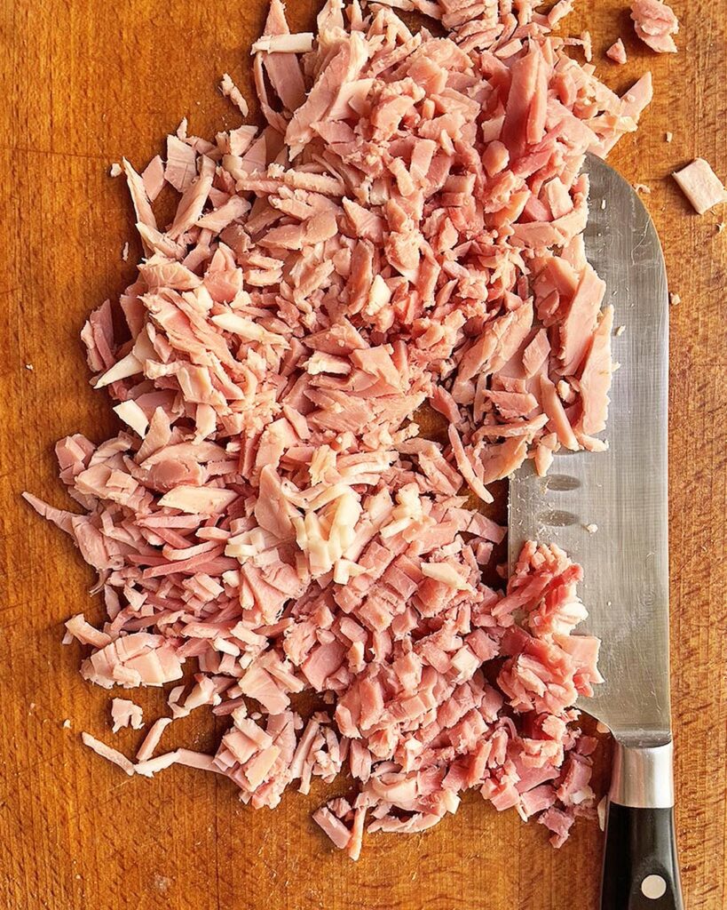 minced ham