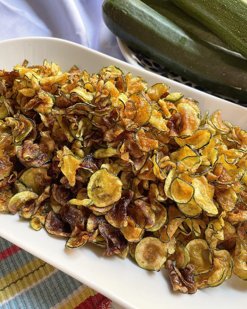fried zucchini for spaghetti alla nerano